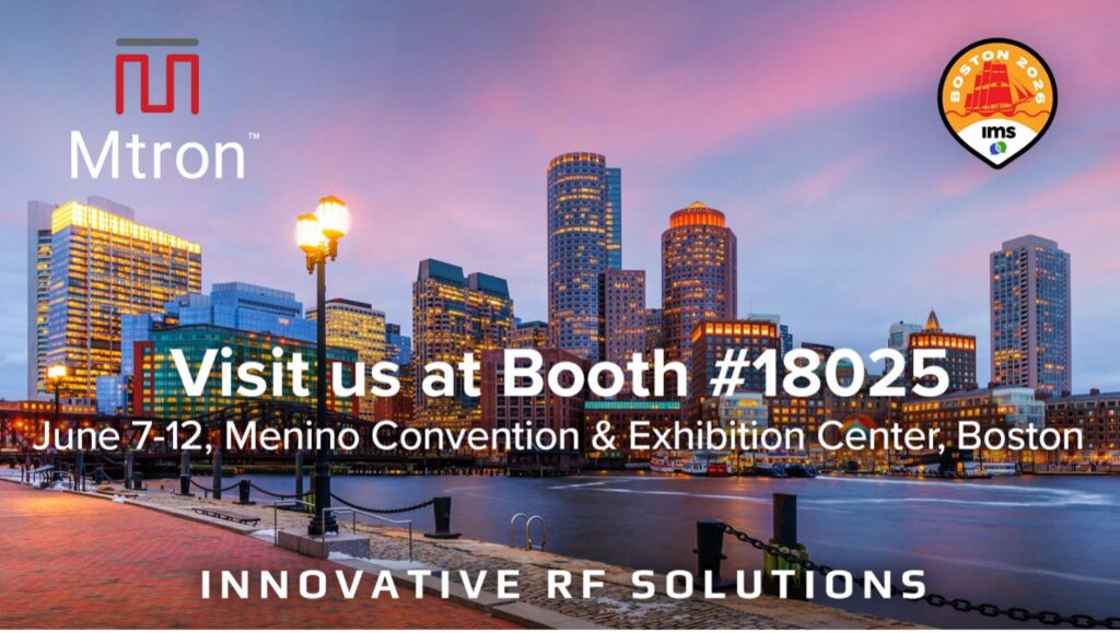Join Mtron at IMS 2026 in Boston June 9-11, 2026